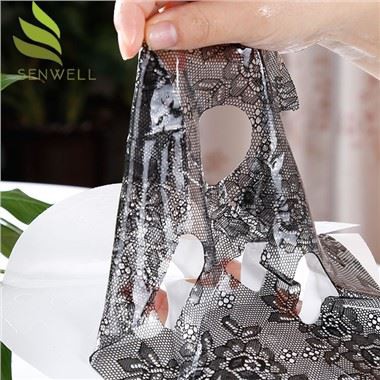 Masque facial en dentelle hydrogel blanchissant